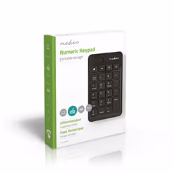 Nedis KBNM100BK clavier numérique Noir - Vue supplémentaire 6