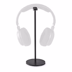 Nedis HPST200BK, Support pour casque, Aluminium, 235 g, Noir