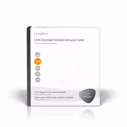 Nedis CCBGFTP6GY100 câble de réseau Gris 100 m Cat6 F/UTP (FTP)