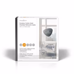 Nedis CCBGOFTP5BK305 câble de réseau Noir 305 m Cat5e F/UTP (FTP)
