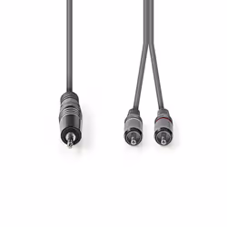 Nedis COTH22200GY15 câble audio 1,5 m 3,5mm 2 x RCA Gris