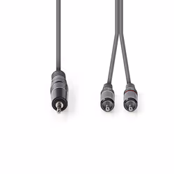 Nedis COTH22200GY30 câble audio 3 m 3,5mm 2 x RCA Gris