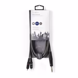 Nedis COTH23300GY15 câble audio 1,5 m 6,35 mm 2 x RCA Gris