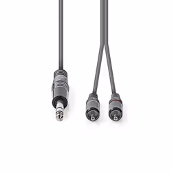 Nedis COTH23300GY30 câble audio 3 m 6,35 mm 2 x RCA Gris