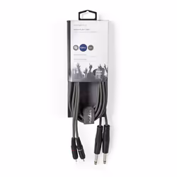 Nedis COTH23320GY30 câble audio 3 m 2 x 6,35 mm 2 x RCA Gris