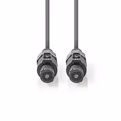 Nedis COTG16000GY100, Mâle, Mâle, Cuivre, 10 m, Gris