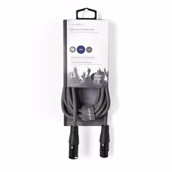 Nedis COTH15010GY30 câble audio 3 m XLR (3-pin) Gris