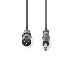 Nedis COTH15100GY15 câble audio 1,5 m XLR (3-pin) 6,35 mm Gris