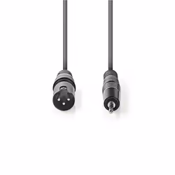 Nedis COTH15300GY15 câble audio 1,5 m XLR (3-pin) Gris