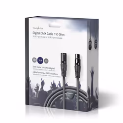 Nedis COTG15012GY100 câble audio XLR (3-pin) Gris