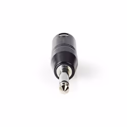 Nedis COTP15942BK changeur de genre de câble XLR 6,35 mm Noir