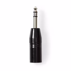 Nedis COTP15943BK, XLR (3-pin), 6.35 mm Male, Noir