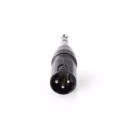 Nedis COTP15943BK changeur de genre de câble XLR (3-pin) 6.35 mm Male Noir