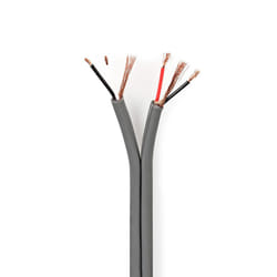 Nedis COTR15001GY100 câble audio 100 m Gris