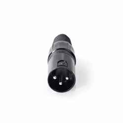 Nedis XLR Connector câble audio XLR (3-pin) Noir