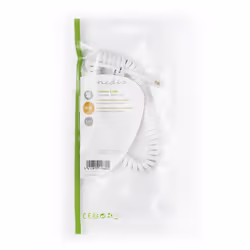 Nedis TCGP90100WT20 câble de téléphone 2 m Blanc