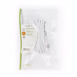 Nedis TCGP90205WT100 câble de téléphone Blanc