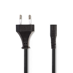 Nedis PCGP11062BK20 câble électrique Noir 2 m Coupleur C1