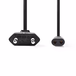 Nedis PCGP11062BK20 câble électrique Noir 2 m Coupleur C1