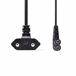 Nedis PCGP11055BK30 câble électrique Noir 3 m Prise d'alimentation type C IEC 320