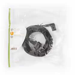 Nedis PCGP11055BK50 câble électrique Noir 5 m Coupleur C7