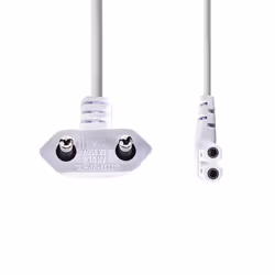 Nedis PCGP11055WT20 câble électrique Blanc 2 m Prise d'alimentation type C IEC 320