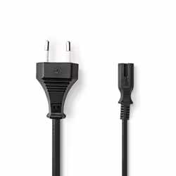 Nedis PCGP11040BK20, 2 m, Coupleur C7, H03VVH2-F