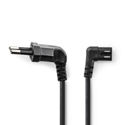 Nedis PCGP11055BK20 câble électrique Noir 2 m Prise d'alimentation type C IEC 320