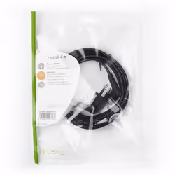 Nedis PCGP11055BK20 câble électrique Noir 2 m Prise d'alimentation type C IEC 320