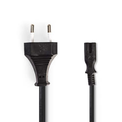 Nedis PCGP11042BK20 câble électrique Noir 2 m Coupleur C7