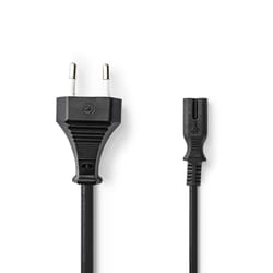Nedis PCGP11040BK10 câble électrique Noir 1 m Coupleur C7