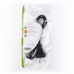 Nedis PCGP11040BK10 câble électrique Noir 1 m Coupleur C7