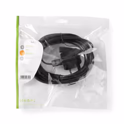 Nedis PCGP11140BK50 câble électrique Noir 5 m Coupleur C7