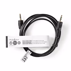 Nedis CAGT22000BK15 câble audio 1,5 m 3,5mm Noir