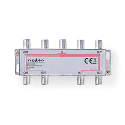 Nedis SSPL800ME séparateur ou commutateur de câbles Argent