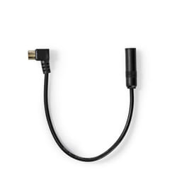 Nedis CSVC41980BK025 câble de signal Noir