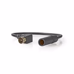 Nedis CSVC41980BK025 câble de signal Noir