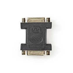 Nedis CCGP32950BK changeur de genre de câble DVI-I 24+5-Pin Female Noir