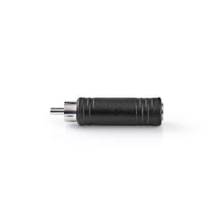 Nedis CAGP24933BK changeur de genre de câble RCA 6.35 mm Female Noir
