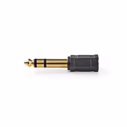 Nedis CAGP23930BKG, 6.35 mm, 3.5 mm Female, Noir