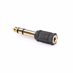 Nedis CAGP23930BKG changeur de genre de câble 6.35 mm 3.5 mm Female Noir