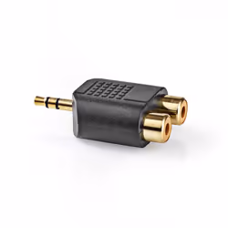 Nedis CAGP22940BKG, 3.5mm, 2x RCA, Noir