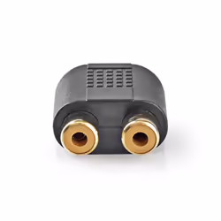 Nedis CAGP22940BKG changeur de genre de câble 3.5mm 2x RCA Noir
