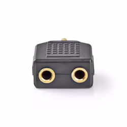 Nedis CAGP22945BKG changeur de genre de câble 3.5mm 2x 3.5mm Noir