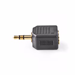 Nedis CAGP22945BKG changeur de genre de câble 3.5mm 2x 3.5mm Noir