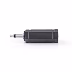 Nedis CAGP22934BK, 3.5 mm, 6.35 mm Female, Noir
