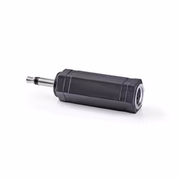 Nedis CAGP22934BK changeur de genre de câble 3.5 mm 6.35 mm Female Noir