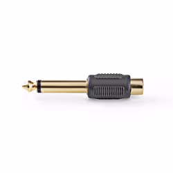 Nedis CAGP23935BKG, 6.35 mm, RCA Female, Noir