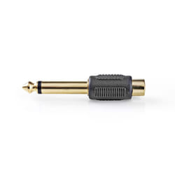Nedis CAGP23935BKG changeur de genre de câble 6.35 mm RCA Female Noir