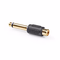 Nedis CAGP23935BKG changeur de genre de câble 6.35 mm RCA Female Noir